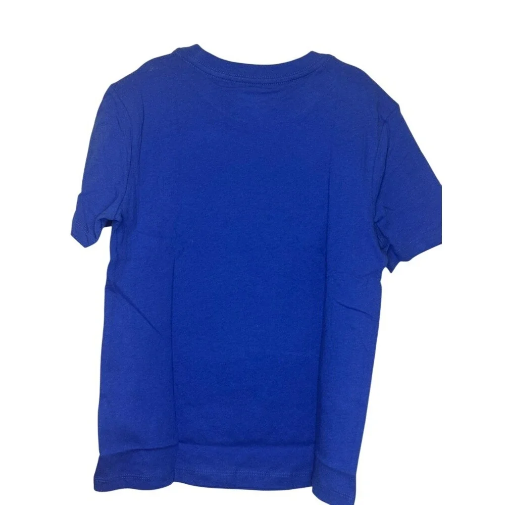 Old Navy Boys Captain America Brave‎ New World T Shirt M 8 Comic Graphic Blue